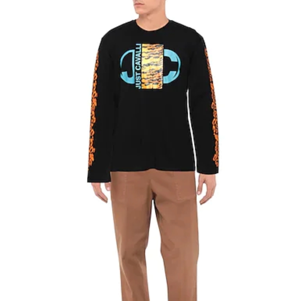 SOLD 💯 Auth Just Cavalli Roberto Cavalli Long Sleeve T-shirt - Picture 2 of 7